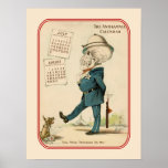 Skeleton Policeman & Dog - Antikamnia posters