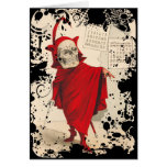 Skeleton - Red Devil - "May We Never Meet Him!" cards
