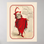 Skeleton - Red Devil - "May We Never Meet Him!" posters