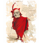 Skeleton - Red Devil - "May We Never Meet Him!" t-shirts