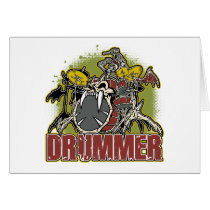 Skeleton Rock Drummer cards
