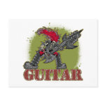 Skeleton Rock Guitarist Post Cards