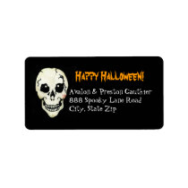 Skeleton Skull Spooky Halloween Address Labels