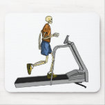 Skeleton Sport Fitness Mouse Pads