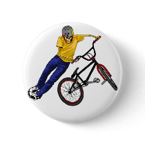 Skeleton Sports BMX  button