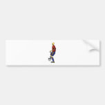 Skeleton Sports Soccer Bumper Stickers