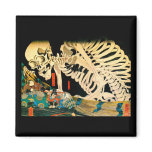 Skeleton Summoned by Witch Fridge Magnet
