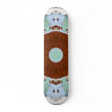 Skeleton Swirl Red Board skateboards by decodivanola Skeleton Swirl Red Board skateboards