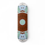 Skeleton Swirl Red Board skateboards
