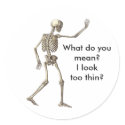 Skeleton Waving sticker