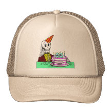 Skeletons 50th Birthday Gifts Trucker Hats