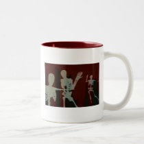 Skeletons and Skulls Mug by liveatthestudio Skeletons and Skulls Mug