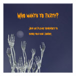 Skeletons - Halloween Party Invitation