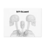 Skeletons - Halloween Postcard