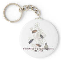 Skeletons, Points, & Sherds, Oh My! Keychains