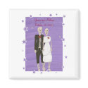 Skeletons Save the date Wedding Magnets magnet