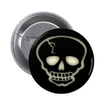 Skeleton's Skull Buttons
