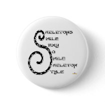 Skeletons Smile Sexy So Smile Skeleton Style buttons