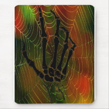 SKELETON'S WEB MOUSE PADS