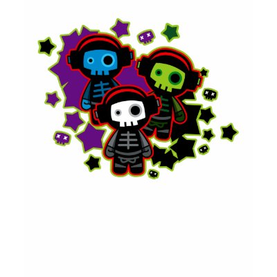 skeletor trio t shirts by thecuteinstitute