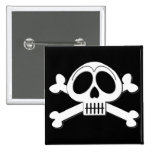 Skelly Basic Cute Skull and Crossbones Buttons
