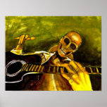 skelton playing classical guitar posters
