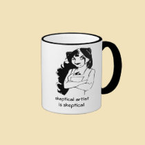Skeptical Artist is Skeptical mugs