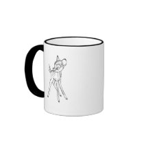 Sketch Bambi Coffee Mugs