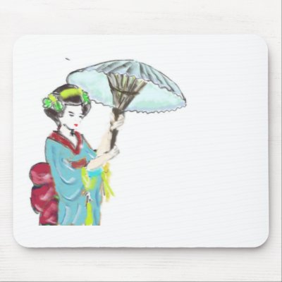 sketch japans Page 1 Mouse Pad by Anneleen