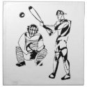 Sketch of Baseball Batter