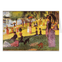 Sketch of people by Georges Seurat Cards
