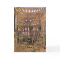 Sketch of Santa Sophia by John Singer Sargent Cards