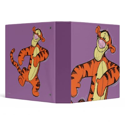 Sketch Tigger Vinyl Binder