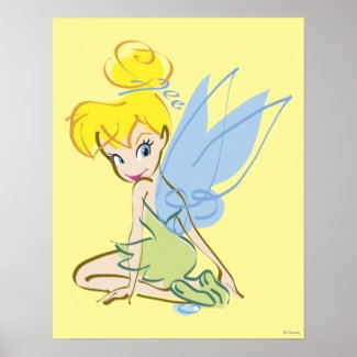 Sketch Tinker Bell 4 Posters