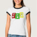 Camiseta Ringer feminina