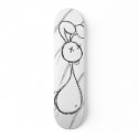 Sketched Bunny skateboards