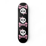 Sketched Candy Skull Skate Board Decks