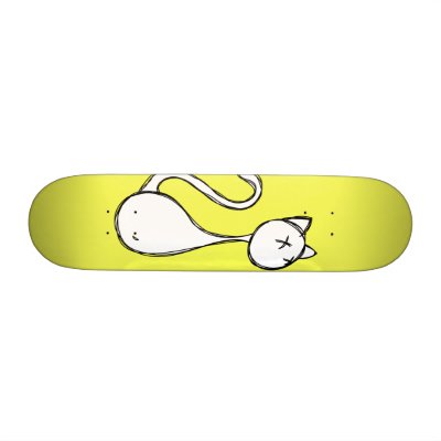 Sketched Cat Skate Boards by LifeEmbellished