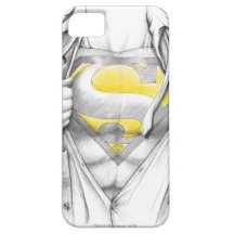 Sketched Chest Superman Logo iPhone 5 Cases