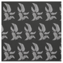 Sketched Feathers on Black Background. Fabric