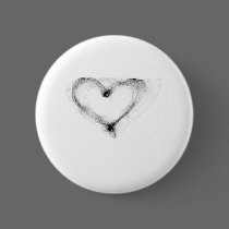 Sketched Love buttons