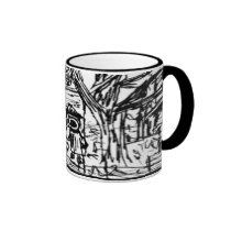 Sketched mugs