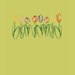 Sketched Tulips-Apparel-1 t-shirts