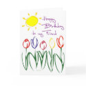 Sketched Tulips-BDF cards by William63 Sketched Tulips-BDF cards