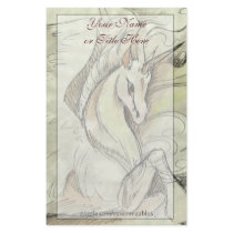 Sketched Unicorn Stationary Stationery Design