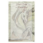 Sketched Unicorn Stationary Stationery Design