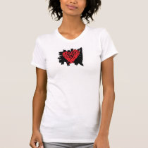 sketchy heart t-shirts by tammieAlvarado sketchy heart t-shirts
