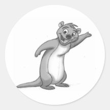 Sketchy Otter Stickers