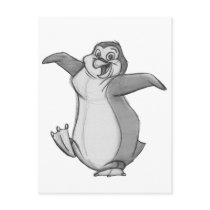 Sketchy Penguin postcards by adrianropp Sketchy Penguin postcards