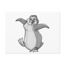 Sketchy Penguin postcards by adrianropp Sketchy Penguin postcards